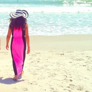 Color block Maxi Dress